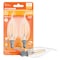 Sylvania Sylvania Truwave B10 E12 (Candelabra) LED Bulb Soft White 60 Watt Equivalence 2 pk 40757 - alternate 2